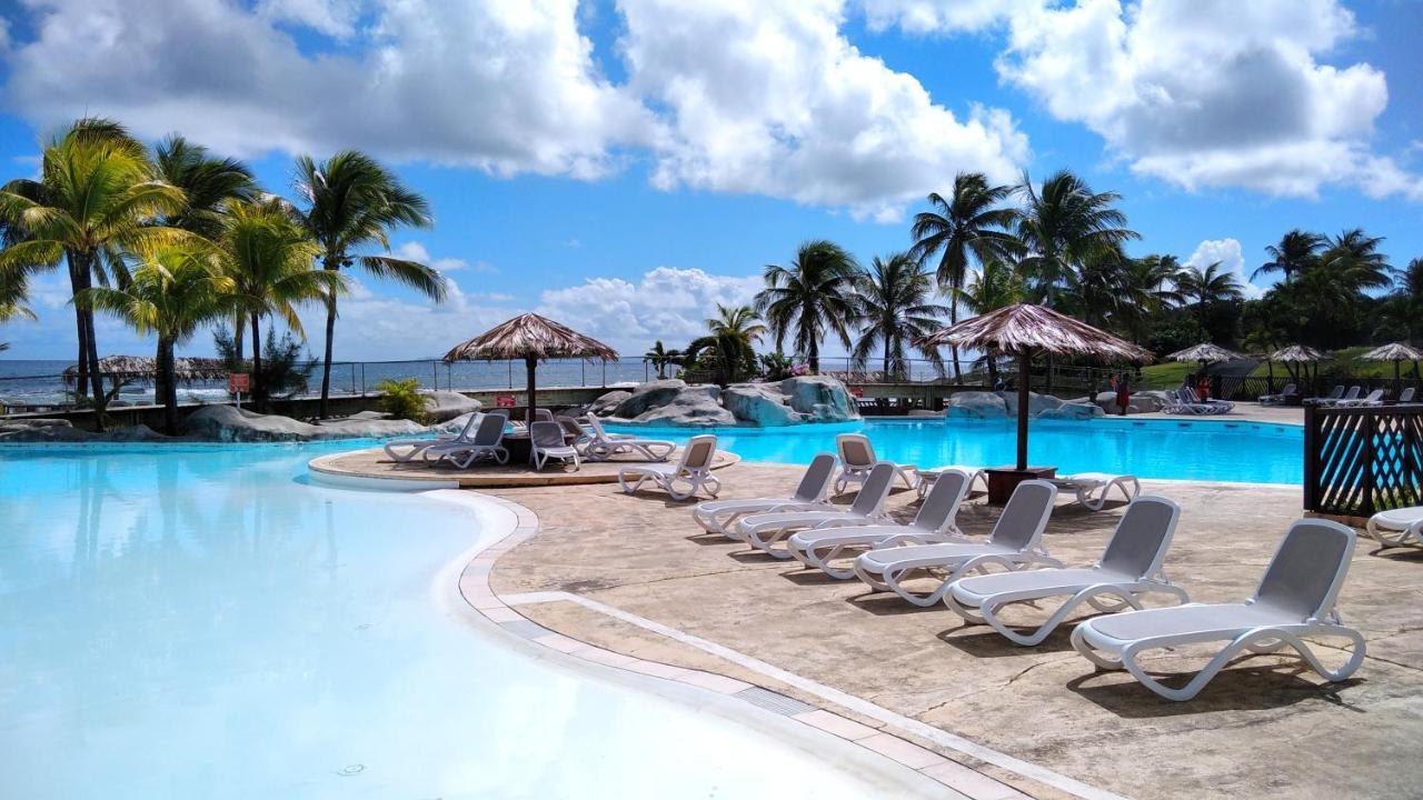 Studio Avec Grande Piscine, Plage Vanille Caraibes Saint-Francois  Exterior foto