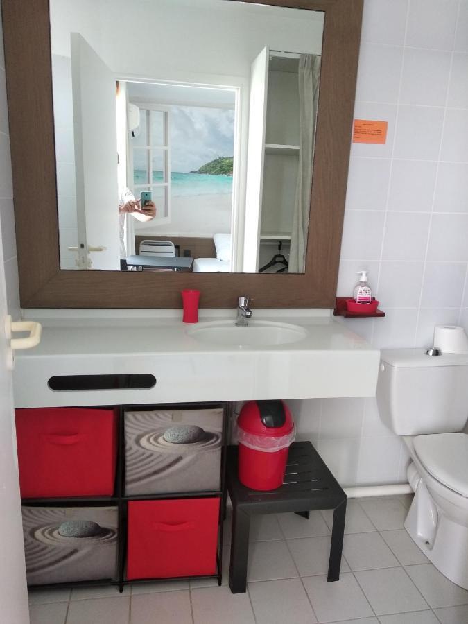 Studio Avec Grande Piscine, Plage Vanille Caraibes Saint-Francois  Exterior foto